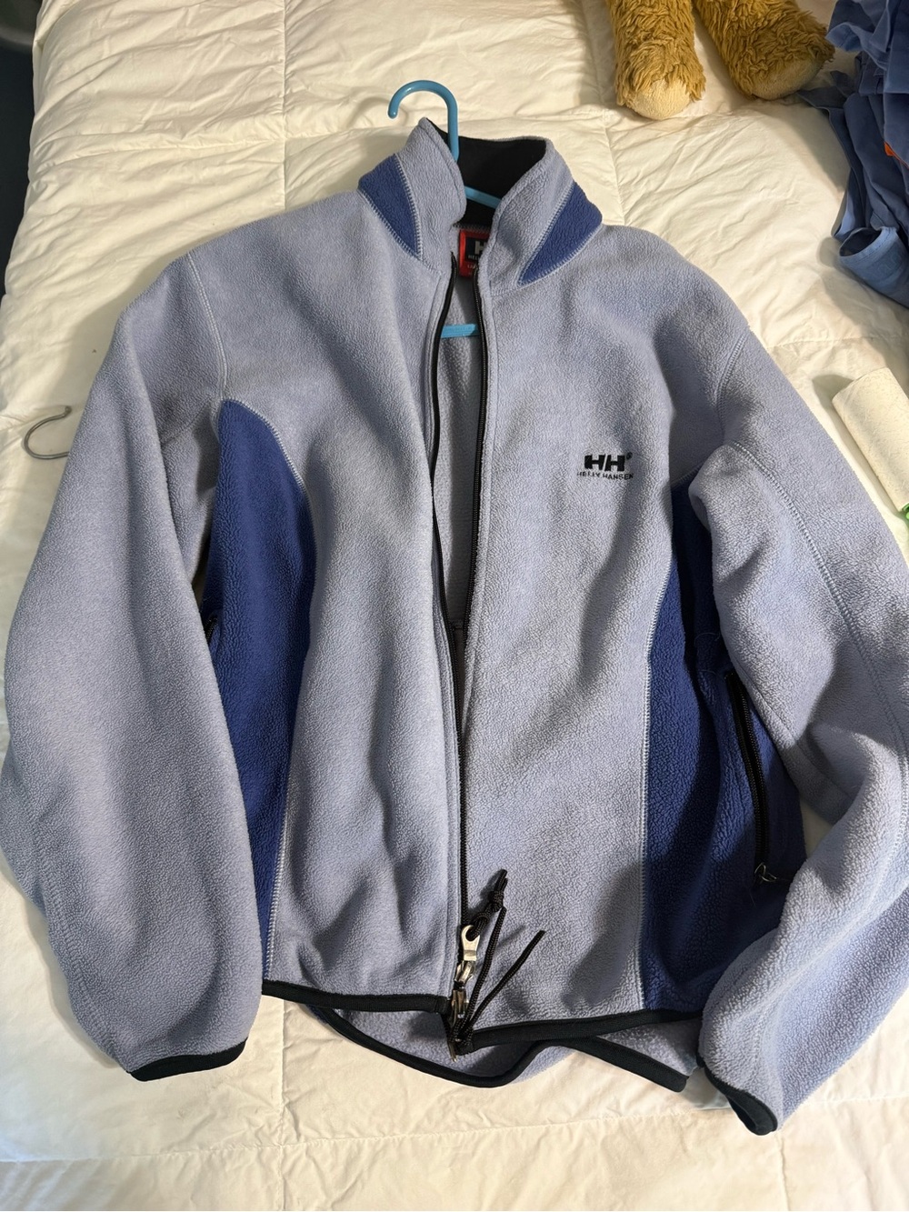 Helly Hansen Light Blue & Navy Fleece Jacket